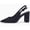 Black 1, variant on Women's Pointed Toe Block Heel Pumps Slingback Chunky Heel Slip On Work Party Dress Shoes