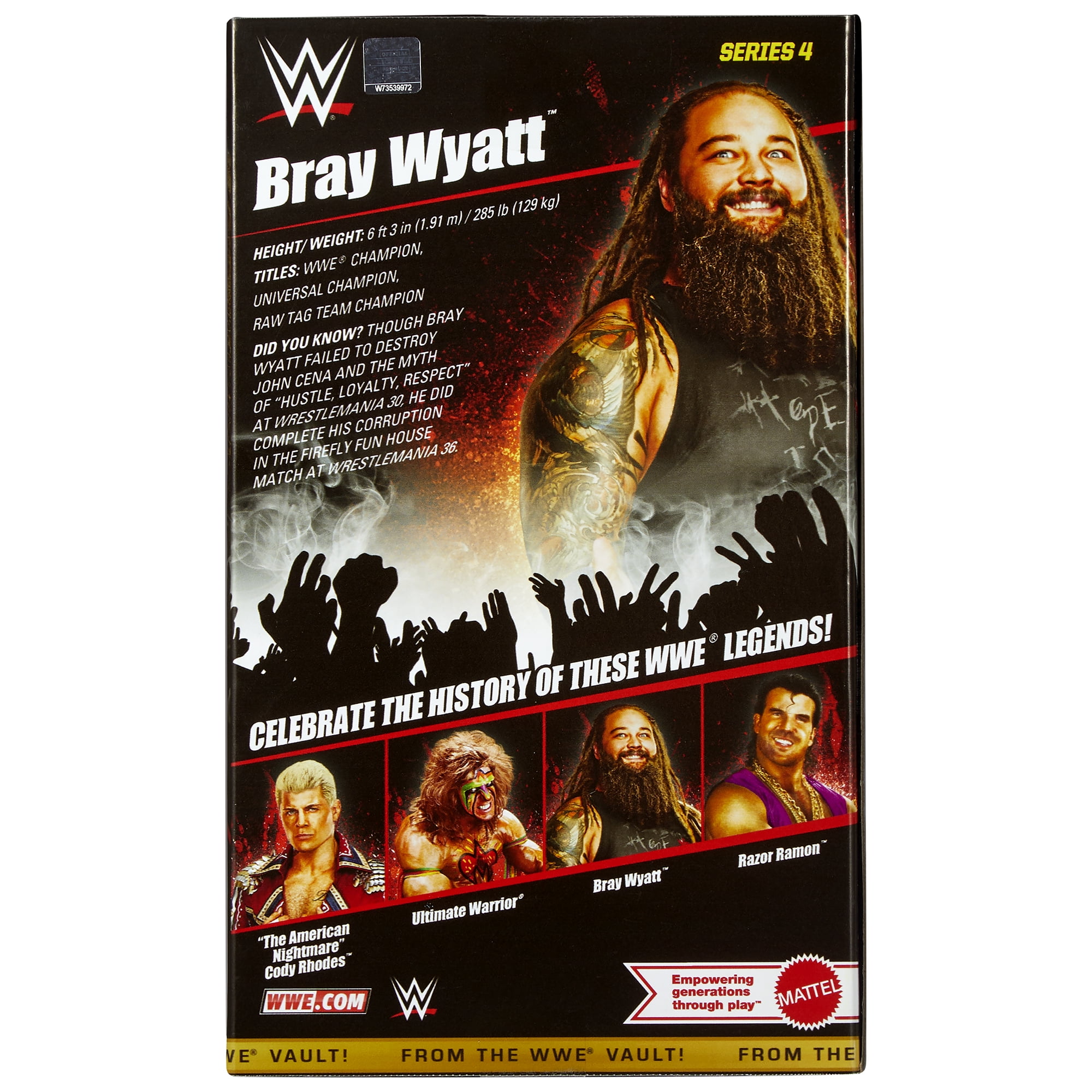 Bray Wyatt - WWE From the Vault Ringside Exclusive Series 4 Mattel WWE Toy Wrestling Action Figure