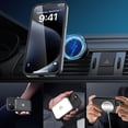 thumbnail image 3 of Magnetic for iPhone 13 Case & iPhone 14 Case [Compatible with Magsafe] Translucent Matte Phone Case iPhone 13/14 Shockproof Protective Case for iPhone 13/14 6.1",Black, 3 of 12