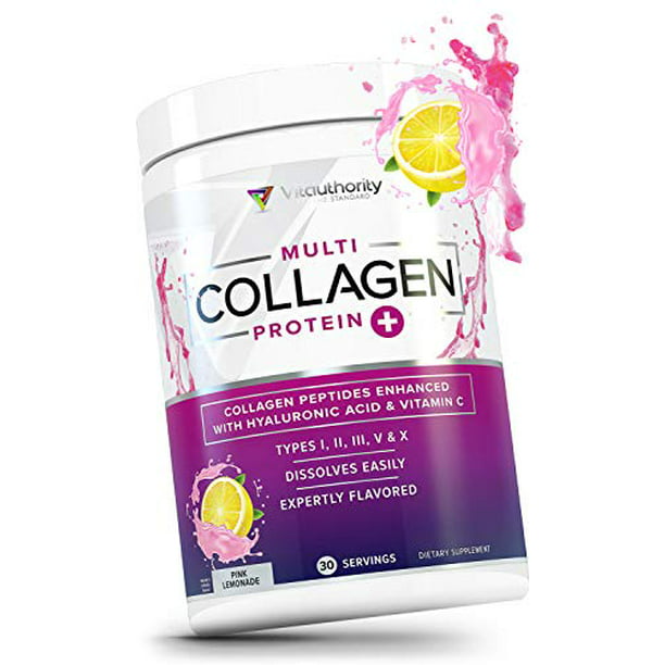 Multi Collagen Peptides Plus Hyaluronic Acid and Vitamin C, Hydrolyzed