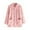 Pink, variant on Ediodpoh Flannel Cardigan Top Long Sleeve Cozy Loungewear Pullover Soft Warm Winter Sleepshirt Housewear with Pockets Light Green L