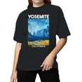 thumbnail image 2 of Yosemite Graphic Women's Black T-Shirt, 2 of 3