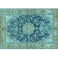 thumbnail image 1 of Ahgly Company Indoor Rectangle Persian Light Blue Traditional Area Rugs, 8' x 10', 1 of 4