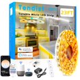 thumbnail image 1 of Tendist Blanco LED Tira de Luces 3000K-6500K Regulable, Inteligente Tira de Luz Compatible con Alexa, 24V WiFi Cinta LED con APP y RF Remoto, Gabinete Iluminaci&oacute;n para Habitaci&oacute;n, 1 of 8