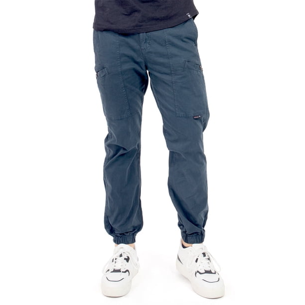 Pantalón Para Hombre Fashion Con Bolsas Y Cierres Quarry Color Azul Marino