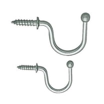 Sugatsune Hook, Silver, Stainless Steel, PK10 4CRW9