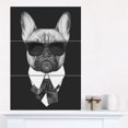 thumbnail image 1 of French Bulldog Fashion Portrait - Animal Canvas Art Print, 1 of 3
