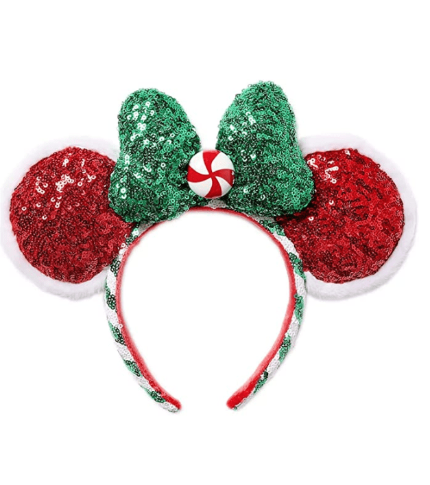 2020 Christmas Gingerbread Minnie Ears Bow Exclusive Disney Parks Headband 