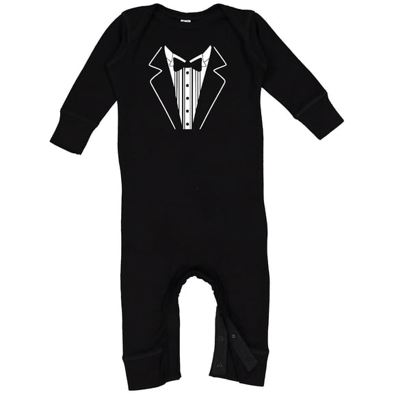 Inktastic Tuxedo Baby Romper Coveralls
