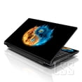 thumbnail image 1 of LSS Laptop Skin Sticker Decal Cover Ying Yang Fire Pattern Fits 17" to 19" Laptops, 1 of 1