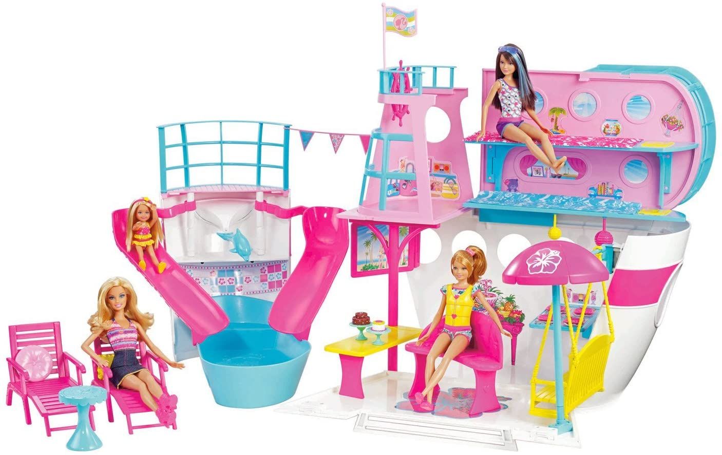 Barbie Pink Passport Cruise Ship Playset Walmart Com Walmart Com