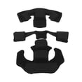 thumbnail image 4 of uds almohadilla de espuma viscoelástica forro de esponja protectora Kit de acolchado para casco Universal motocicleta Scooter bicicleta casco de ciclismo negro, 4 of 12