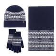 thumbnail image 1 of Winter Cozy Accessory Set for Cold Weather Scarf Hat Gloves Jacquard 3 Piece Bundle Fashion Winter, 1 of 4