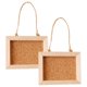 thumbnail image 3 of Miniature Photo Frames Wood Picture Frame for Decoration 2Pcs, 3 of 4