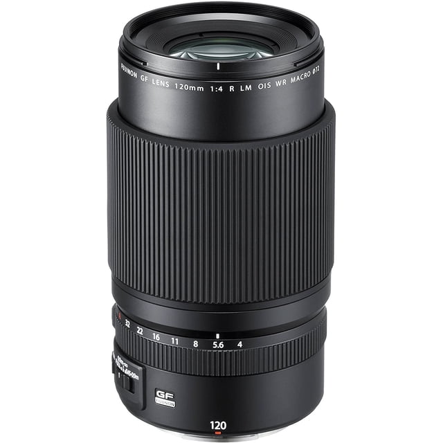 Lente Fujinon GF120mm F4 R OIS WR Macro FUJIFILM Negro