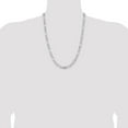 thumbnail image 4 of Primal Silver Sterling Silver Rhodium-plated 6.5mm Figaro Chain, 4 of 4