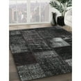 thumbnail image 3 of Ahgly Company Machine Washable Indoor Rectangle Traditional Charcoal Black Area Rugs, 8' x 10', 3 of 7