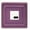 Transparent Purple, variant on COMBO SET The Edge Collection 10.75" & 7.75" Square Transparent Purple With Gold Rim Plastic Dinnerware:240CT