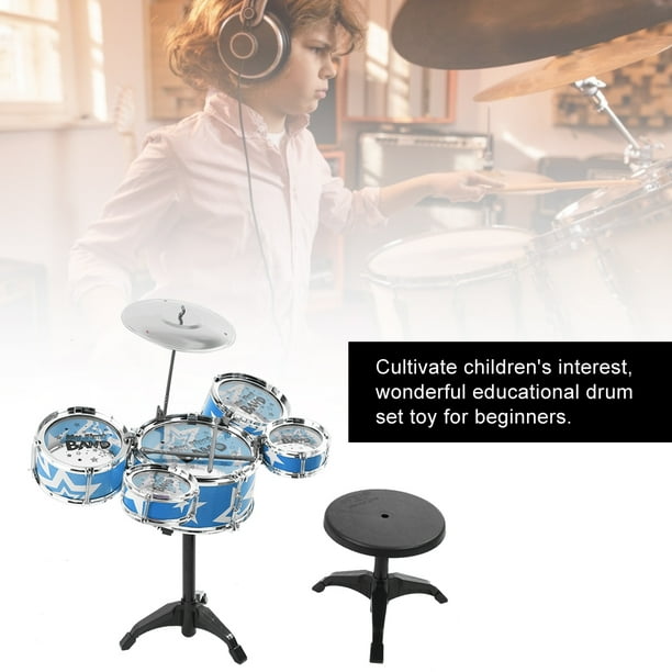 JUEGO DE BATERÍA PARA NIños, Juguetes Musicales De Batería De Jazz Para Niños, Juguetes Educativos Tempranos Para Niños Y Niñas