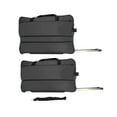 thumbnail image 2 of Large 30 Inch BLACK 60LB Capacity Rollin Duffle Bag Adjustable Suitcase Luggage, 2 of 4