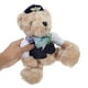 thumbnail image 3 of KAKOWELY Adorable oso de peluche de azafata, animal de peluche para centros de mesa de fiesta, muñeco de oso suave y tierno, lindo juguete de peluche de azafata de aerolínea, 3 of 4