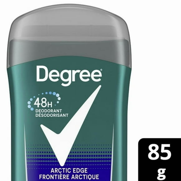 Degree Déodorant en Bâton pour Hommes, Arctic Edge, Protection contre les Odeurs 48 Heures pour Hommes, 85 g