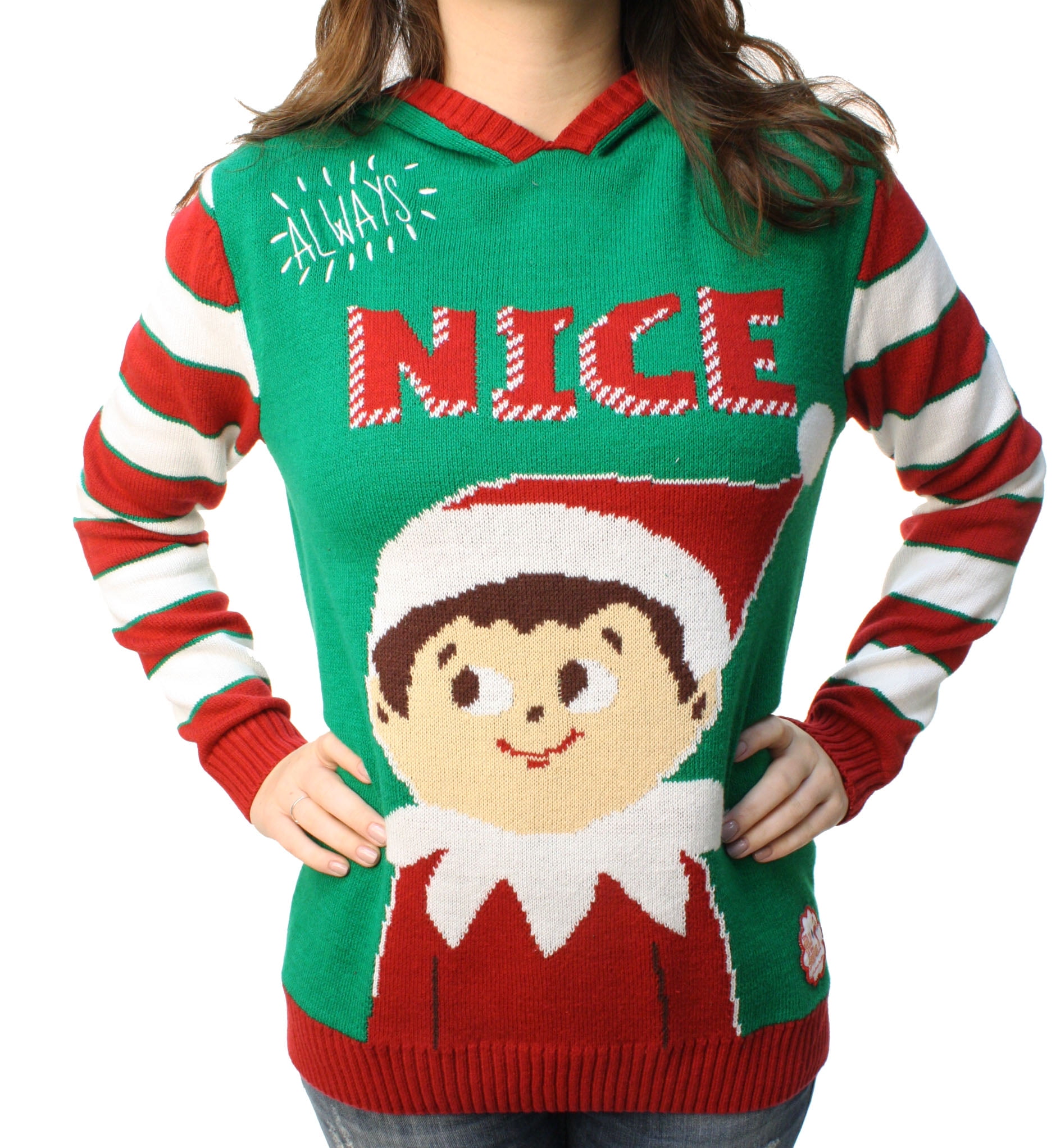 elf on the shelf ugly christmas sweater