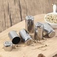 thumbnail image 3 of Set Of 4 Stainless Steel Salt Shakers Seasoning Jar Portable Spices Dispenser with Lid for Camping and Outdoor Grills, 3 of 14