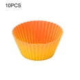 thumbnail image 1 of Koszal 10Pcs Silicone Round Muffin Cup Cake Baking Mold Kitchen Decoration Cooking Tool, 1 of 8