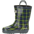 thumbnail image 2 of Kids Forever Young Rubber Rain Boots With Faux Fur linning, Kids Shoes, Garden Boots,Everyday Shoes Size 11-3, 2 of 4