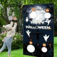 thumbnail image 2 of serony Bannière de Jeu de Lancer Réutilisable d'Halloween Fournitures de Fête pour Activités de Jardin, 2 of 9