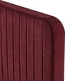 thumbnail image 5 of Tufted Platform Bed Frame, Queen Size, Velvet, Red, Modern Contemporary Urban Design, Bedroom Master Guest Suite, 5 of 8