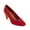 Red, variant on XYD Women Round Closed Toe Bowknot Pumps Mid Kitten Heels Elegant Party Work All Weather Shoes Size 7 White