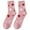 Pink, variant on WTXUE Warm Socks, Mink Fleece Socks Women Mid Tube Socks Autumn and Winter Fleece Thickening Thermal Socks, Navy