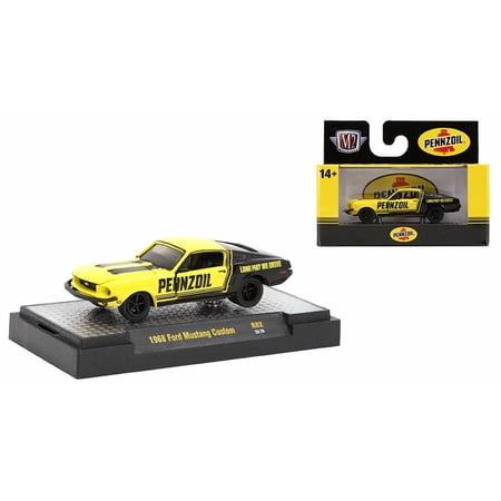 M2 Machines Auto-Thentics Release 82 - 1968 Ford Mustang Custom (Penzoil)