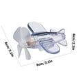 thumbnail image 3 of Clear Transparent Luminous Motorcycle Helmet Ornament Rotatable Small Airplane Glow In The Dark Decoration Plastic Material Easy Install For Motorcycle Bicycle Outdoor Riding, 3 of 6
