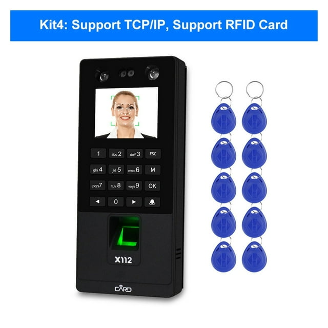 Biometric Facial Door Access Control System Software Keypad Reader Fingerprint Face Time Attendance Machine