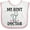 White and Pink, variant on Inktastic My Aunt is a Doctor Girls Baby Bib