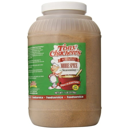 4 PACKS : Tony Chachere More Spice Seasoning  7-Pound Packages