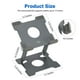 thumbnail image 3 of Soporte para tableta KABCON ajustable portátil para iPad, color gris, 3 of 7