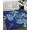 thumbnail image 2 of Ahgly Company Indoor Rectangle Patterned Blue Novelty Area Rugs, 2' x 3', 2 of 6