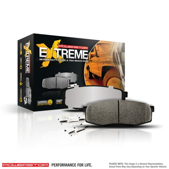 Powerstop Z36-224 PSBZ36-224 Z36 TRUCK & TOW CARBON FIBER-CERAMIC BRAKE PADS