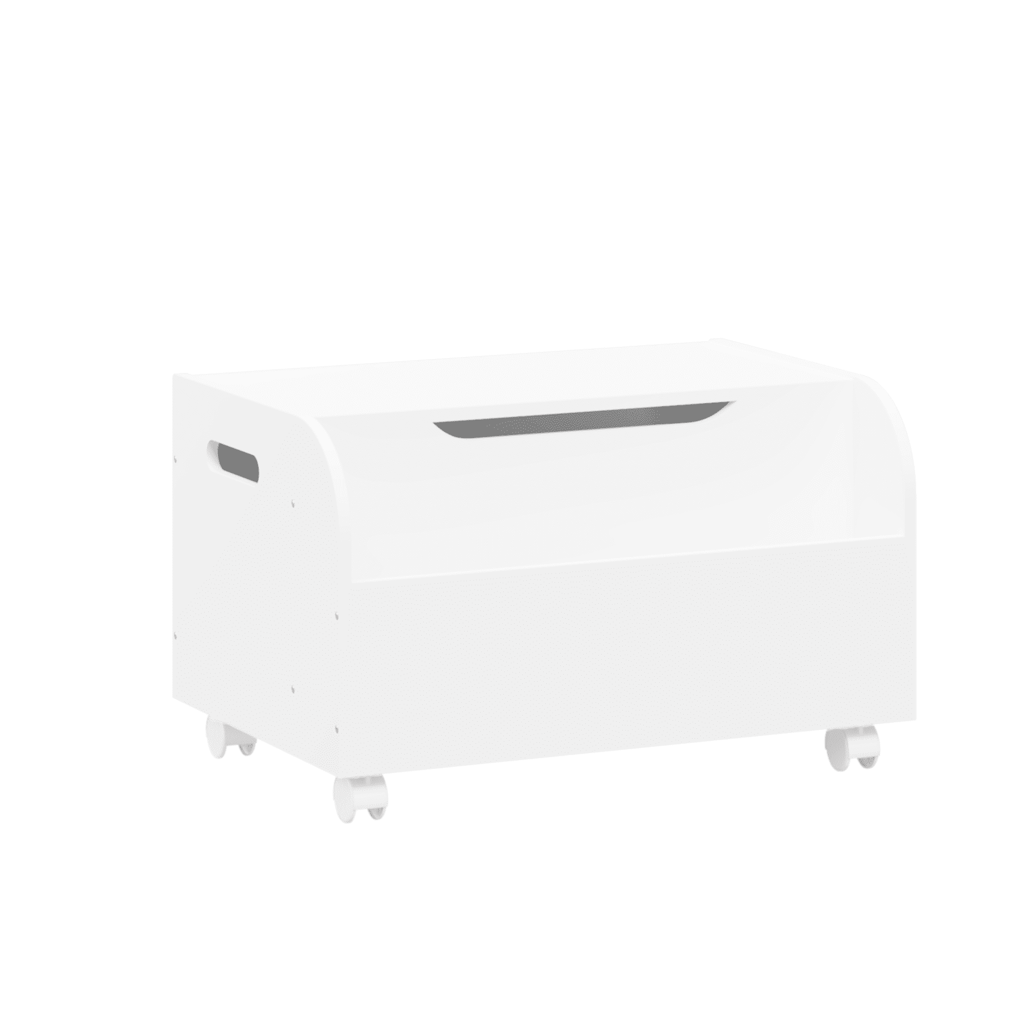 Kids Toy Box Storage Chest Bench with Front Bookshelf, Flip-Top Lid and Safety Hinge, Wood Toy Storage Box Bench