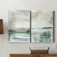 thumbnail image 4 of Summer Teal I Premium Gallery Wrapped Canvas - Ready to Hang - Set of 2 - 40 x 60 Each, 4 of 9