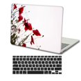 thumbnail image 1 of KSK KAISHEK Protective Case Hard Cover Only for Old MacBook Pro 15" with Retina Display No CD-ROM, No USB-C + Black Keyboard Cover Model: A1398 Flower 0624, 1 of 5