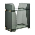 thumbnail image 3 of Bathroom Counter Organizer Shelf, Bathroom Organizer Countertop, 2 Tier Cosmetics Storage Display Rack Makeup Organizer, for Dresser Office Green, 3 of 8