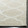 thumbnail image 3 of SAFAVIEH Montauk Nelson Geometric Cotton Area Rug, Beige/Ivory, 4' x 6', 3 of 6