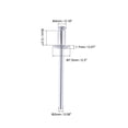 thumbnail image 2 of Unique Bargains 4mm Diameter 8mm Grip Length Silver Tone Aluminum Blind Rivets 60 Pack, 2 of 4