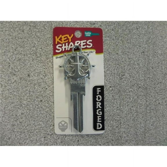Lucky Line B304 Forged Key Shapes Anchor Kwikset KW1 Key Blank