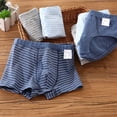 thumbnail image 6 of MXIEZI 3Pcs Boys Underwear Boxer Briefs Teen Kids Panties Boyshorts Underwear 2-14T Toddler Cotton Soft Striped Boxer Shorts, 6 of 7